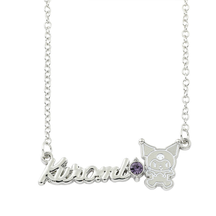 Wholesale Cartoon cat necklace pendant rhinestone enamel jewelry