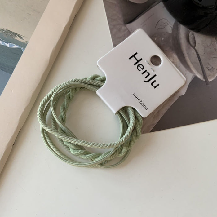 Wholesale Small rubber band, high-end feel, versatile, high elasticity headband, high ponytail tied tightly with headband