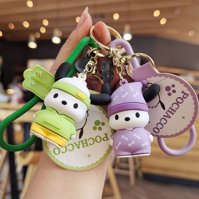 Wholesale Cartoon Silicone Doll Keychain JDC-KC-ZhuoRan012