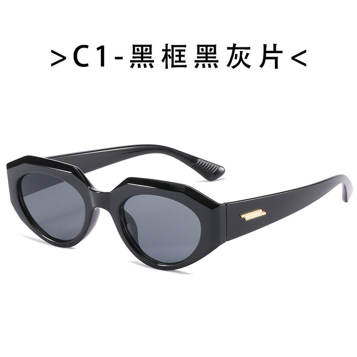 Wholesale  Small Frame Sunglasses Women's Trendy Polygon Sunglasses Women's
