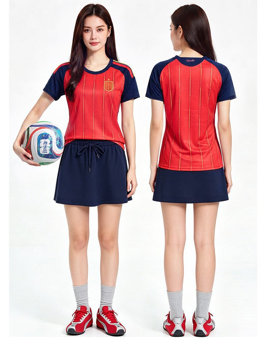 Wholesale Football Jersey Crop Top Summer Casual Sportswear for Fans Gift Boutique