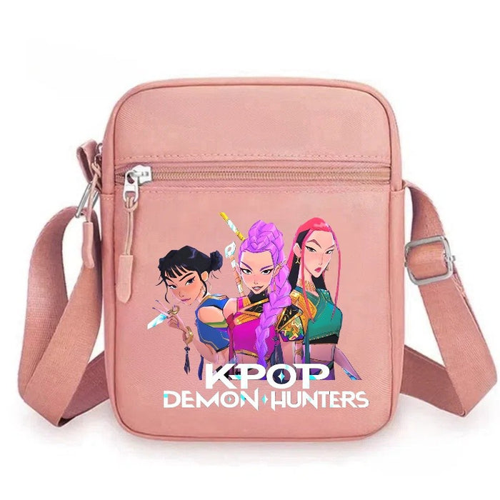 Wholesale Anime Cartoon Print Small Square Shoulder Bag For Boys Girls Cute PVC Crossbody Purse Fashion Accessory