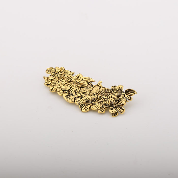 Wholesale Vintage hair clip, spring clip, women's floral headpiece, alloy floral hair clip