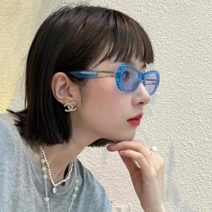 Wholesale Chain small frame GM buckle sunglasses