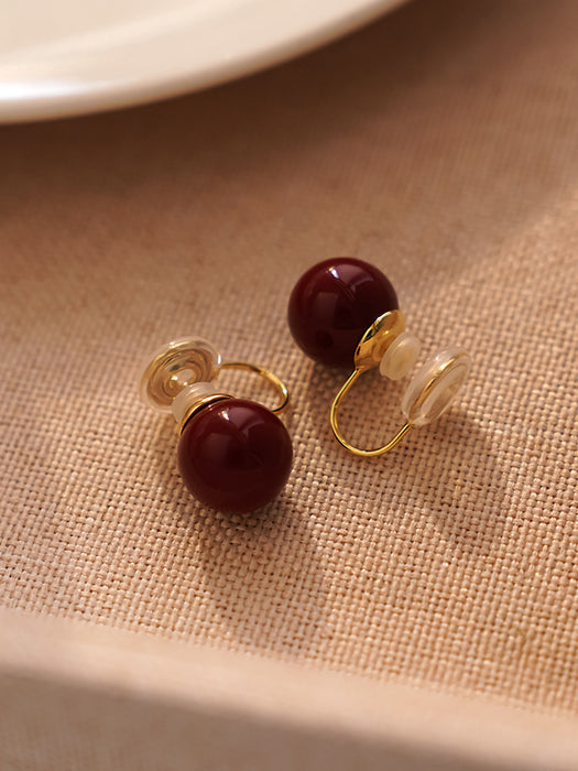 Wholesale Pearl earrings, painless ear clips, elegant high-end earrings