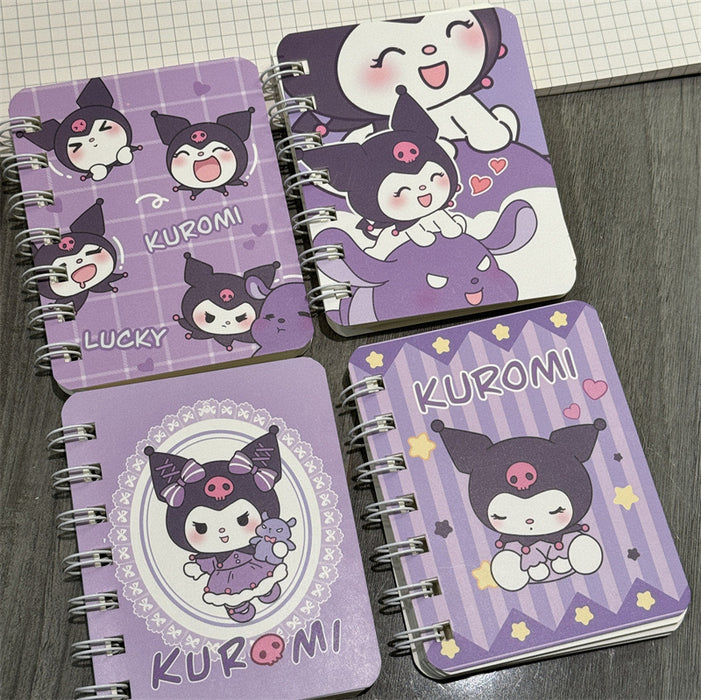 Wholesale 4 Sets of A7 Small Coil Cartoon Paper Notebook JDC-NK-YYC004