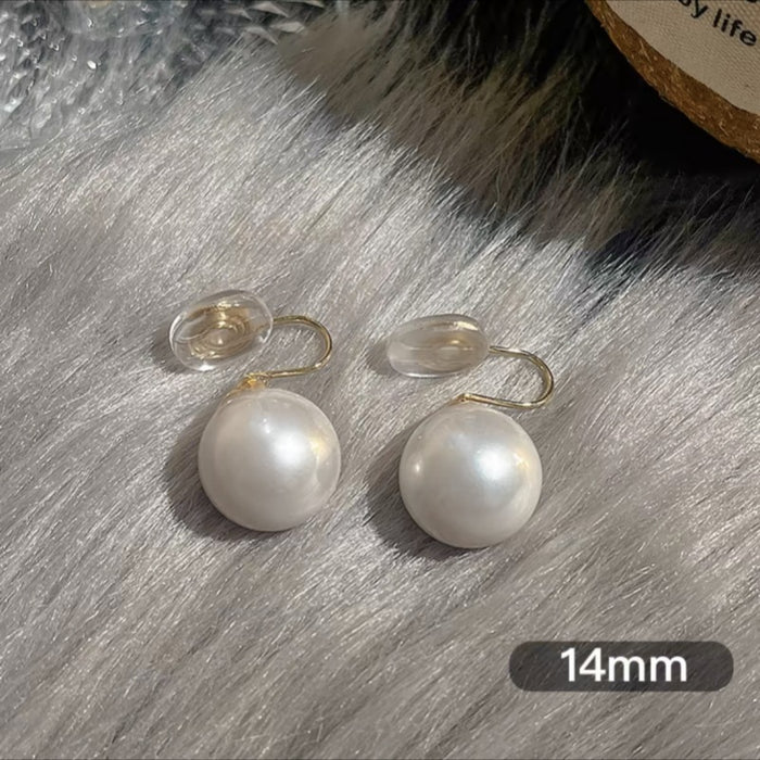 Wholesale Vintage, minimalist, high-end pearl earrings, niche, light luxury, versatile earrings