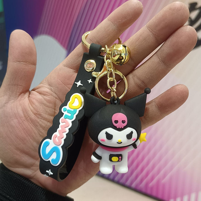 Wholesale Cartoon Silicone Doll Key Chain JDC-KC-KuangK024
