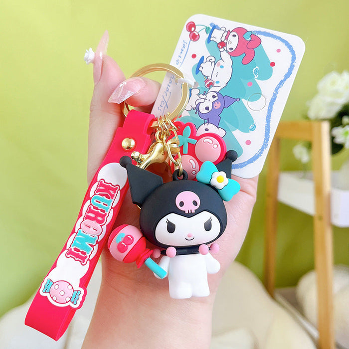 Wholesale Cherry Egg Bow Keychain JDC-KC-YanG007