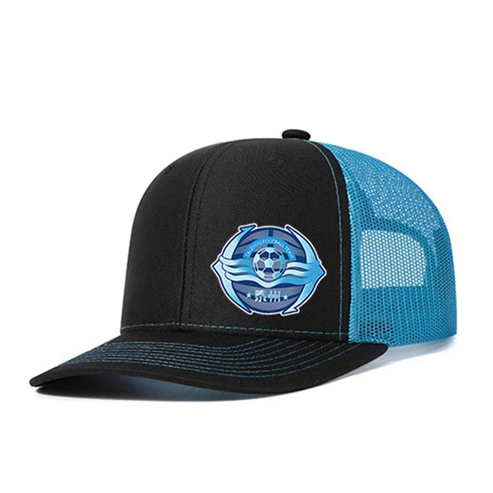 Wholesale football logo hat adult sports leisure mesh hat summer sun protection breathable