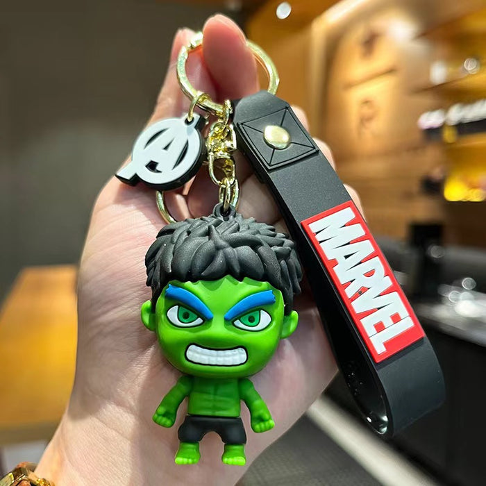 Wholesale Cartoon Doll Silicone Keychain JDC-KC-HongSheng007