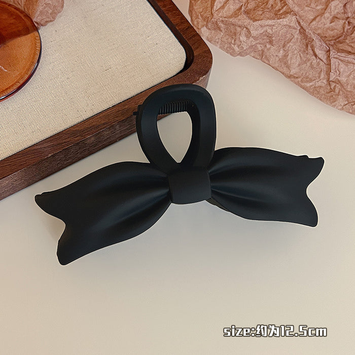 Wholesale Frosted Bow Clip Women's Hair Clip Large Hair Clip Shark Clip Headwear
