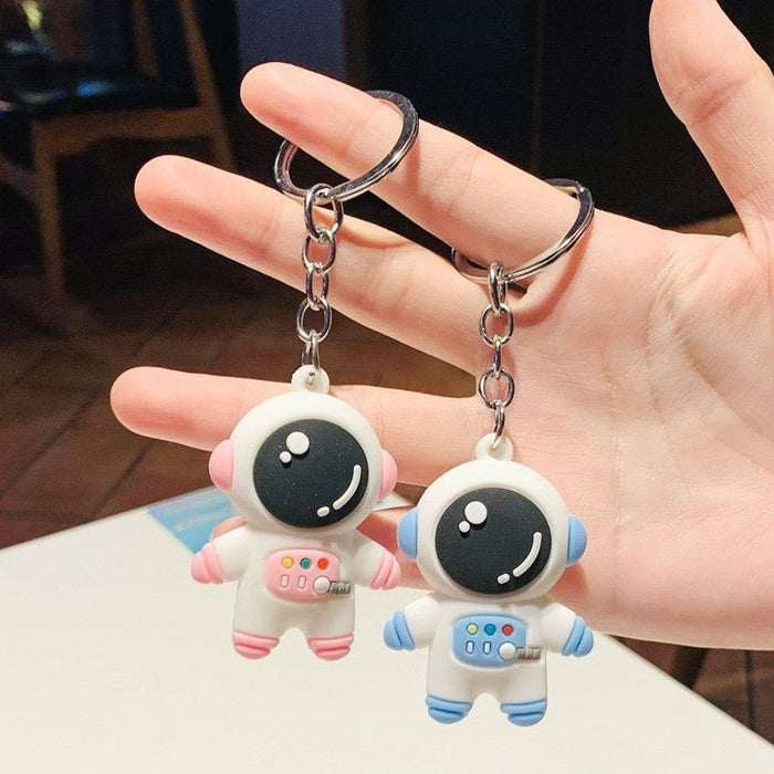 Wholesale Keychain PVC Soft Rubber Astronaut Stereo Pendant