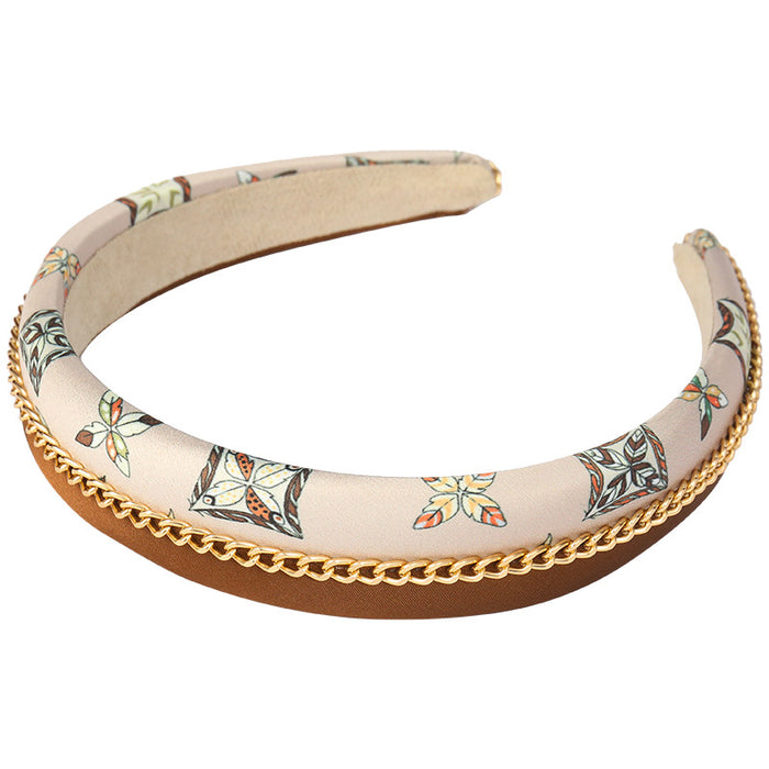 Wholesale Leather Printed Hair Bands JDC-HD-lankun003