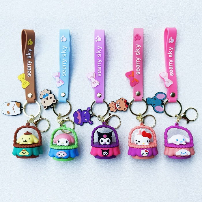 Wholesale PVC Cartoon Doll Keychain JDC-KC-WuYi123