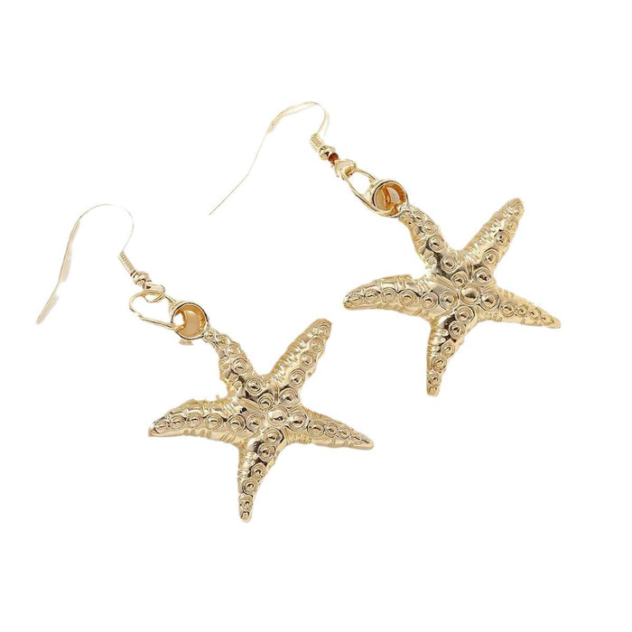 Wholesale starfish earrings female fashion Joker daily party jewelry