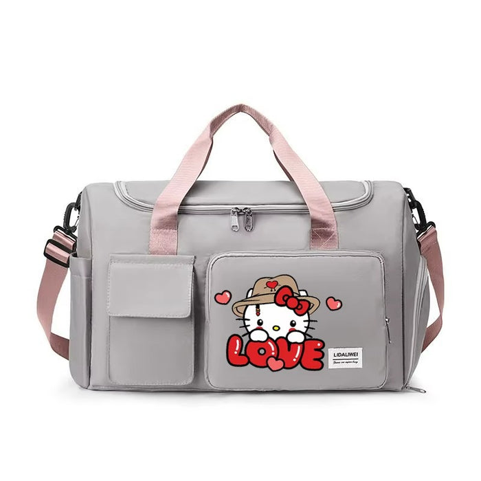 Wholesale Cartoon Printing Large Capacity Sports Handbag Shoulder Bag JDC-HB-Qiqiang002