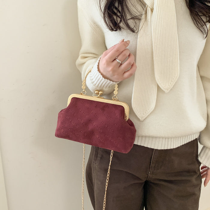 Wholesale Shell Chain Leopard Shoulder Handbag