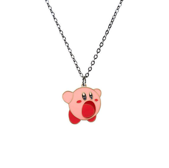Wholesale Cartoon Cute Necklace Pendant Sweater Chain Couple Titanium Steel