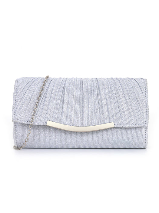 Wholesale cocktail purse pleated banquet bag chain shoulder bag