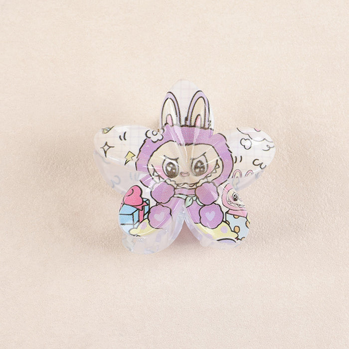 Wholesale Creative Frangipani UV Printed Hair Clip