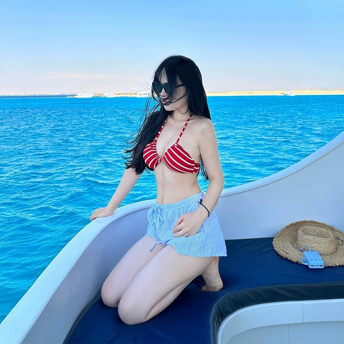 Wholesale Bikini three piece split swimsuit, high-end and sexy swimsuit