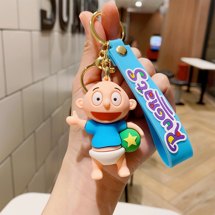 Wholesale PVC Cartoon Doll Keychain JDC-KC-NLu011