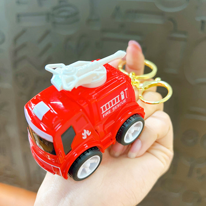 Wholesale Fire Truck Acrylic Keychain JDC-KC-YanG084