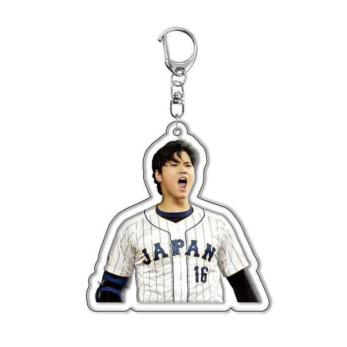 Wholesale Baseball Player Pitcher Acrylic Keychain Pendant