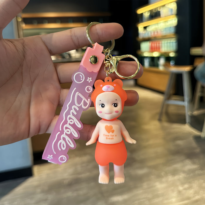 Wholesale Cartoon Angel Doll Candy House Series Keychain