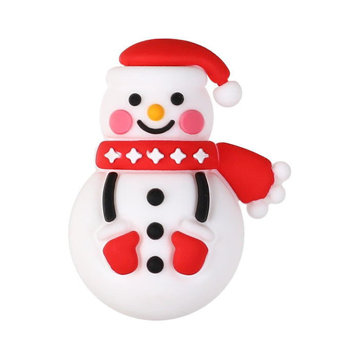 Wholesale Silicone beads  three-dimensional beaded holiday decorations Christmas tree silicone beads