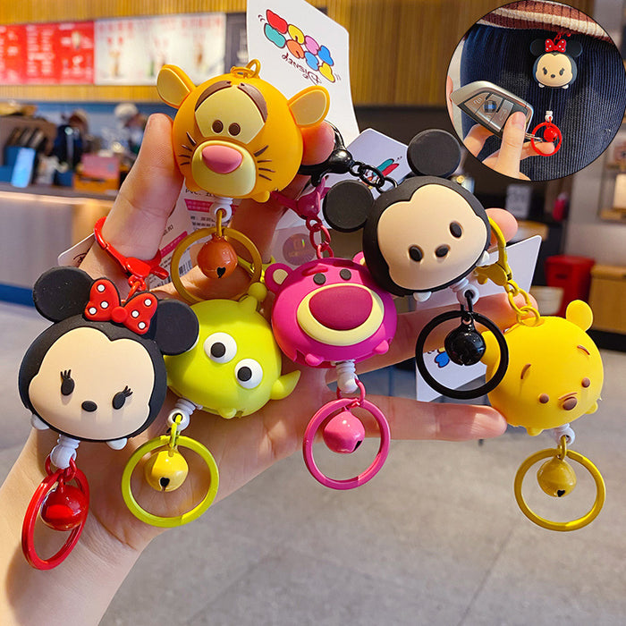 Wholesale Silicone Cartoon Doll Keychain JDC-KC-YY095