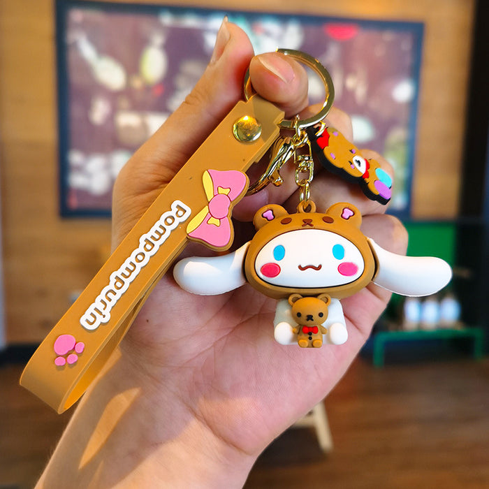 Wholesale Cartoon Doll Silicone Keychain JDC-KC-Tingm139