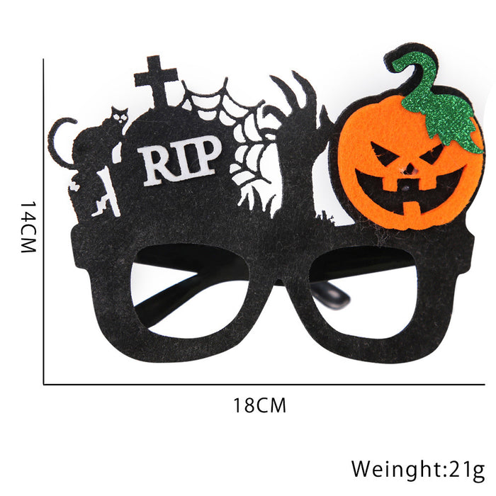 Wholesale Glasses Funny Photo Props Ghost Festival Party Decoration Supplies  Cartoon Plastic Glasses