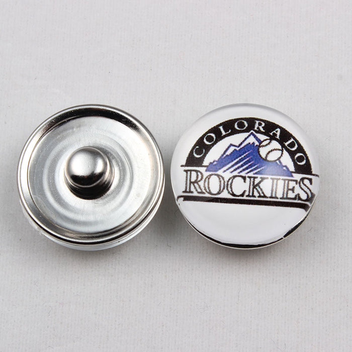 Wholesale 10 pairs/ pack 18mm Ice Hockey Team Button