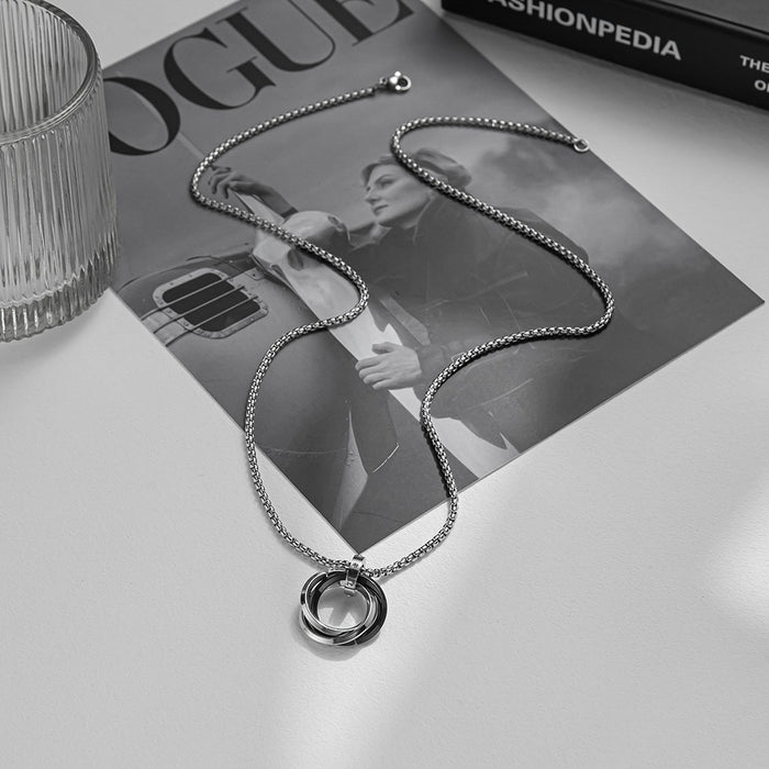 Wholesale three-ring pendant ring interlocking