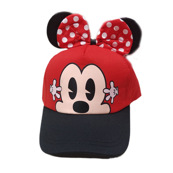 Wholesale Cute cartoon children's baseball cap embroidered duckbill cap, children's sun protection and sunshade hat