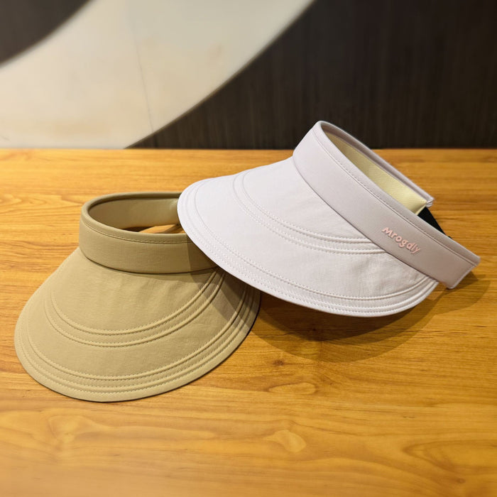 Wholesale New sunshade empty top hat, breathable sunshade and sun protection hat, outdoor cycling sports versatile sun hat