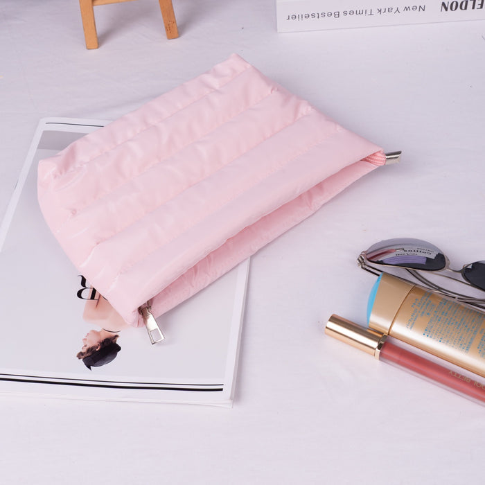 Wholesale Chic Purple Handbag Cosmetic Bag Trendy Travel Storage Organizer Fashion Accessory