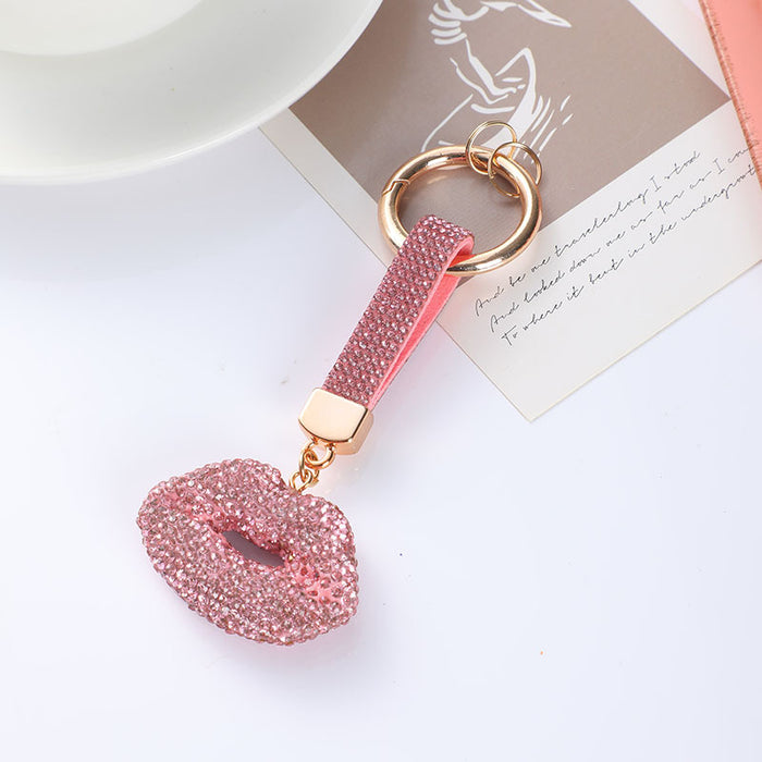 Wholesale Minimalist Lip Keychain Bag Charm