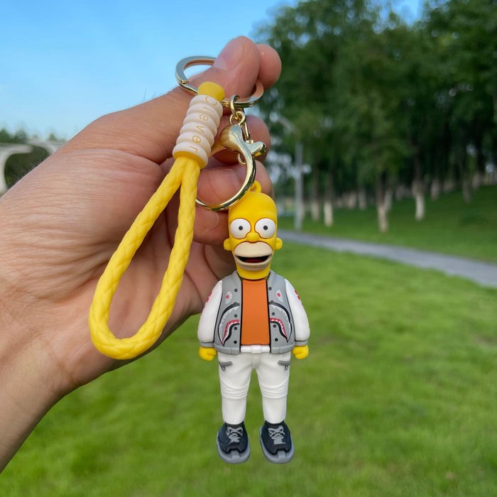 Wholesale Cartoon keychain figurine backpack ornament, children's creative gift, car pendant