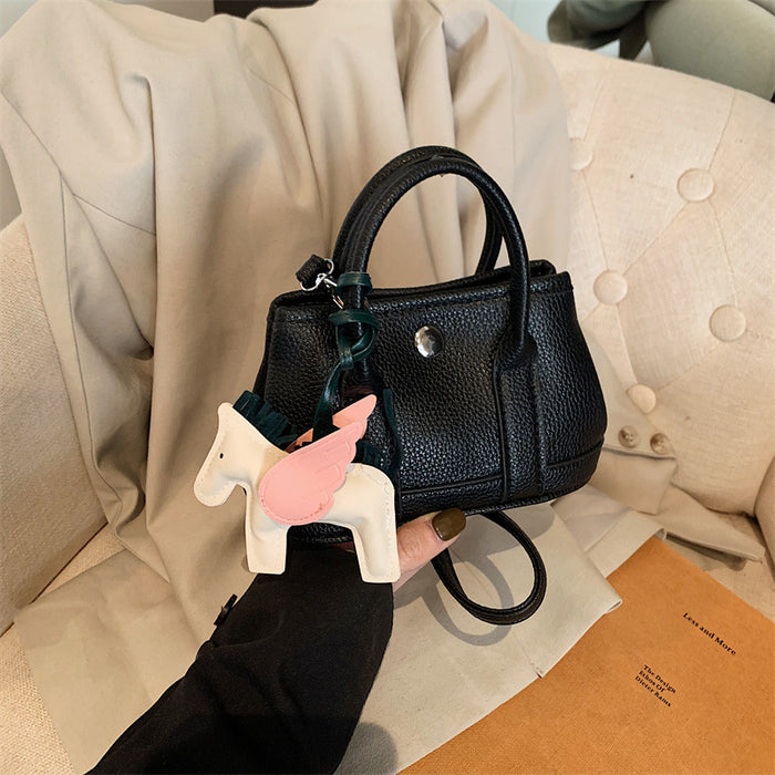 Wholesale Children's bag with high-end lychee pattern mini garden bag, girls' parent-child fashion show crossbody bag