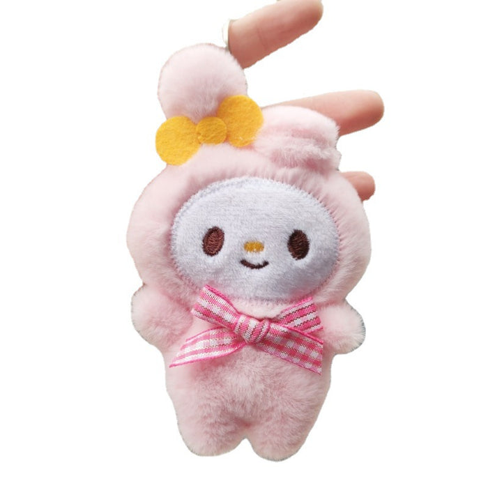 Wholesale Cute Kuromi Plush Doll 4-inch Grabber Doll Cartoon Yugui Dog Bag Pendant JDC-KC-RC002