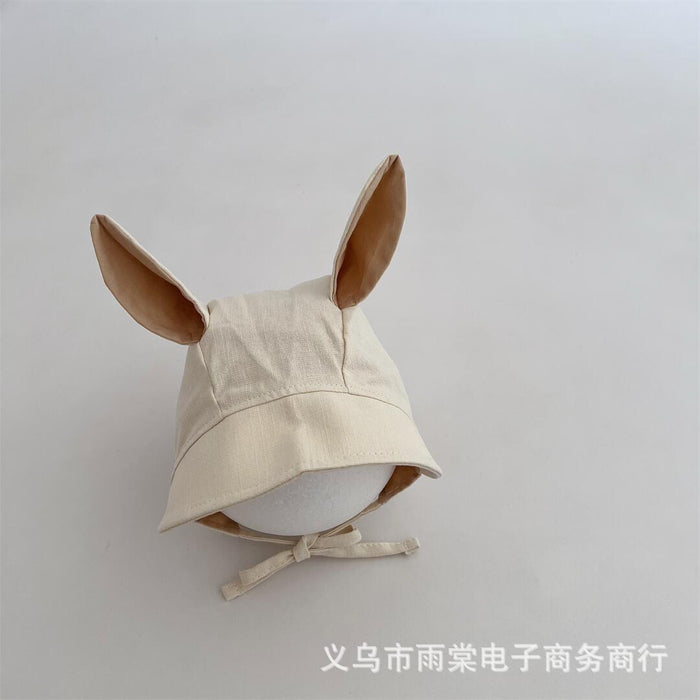 Wholesale Baby Hat Thin Cute Rabbit Ear  Ear Protection Hat Concave Shape