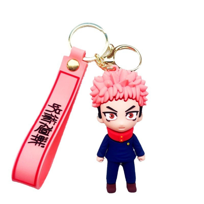 Wholesale PVC Cute Cartoon Doll Keychain JDC-KC-WuYi068