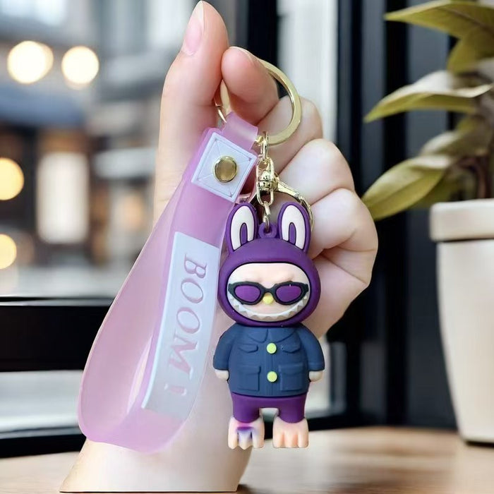 Wholesale Plush plush Keychain School Bag Pendant Key Chain Boys Gift
