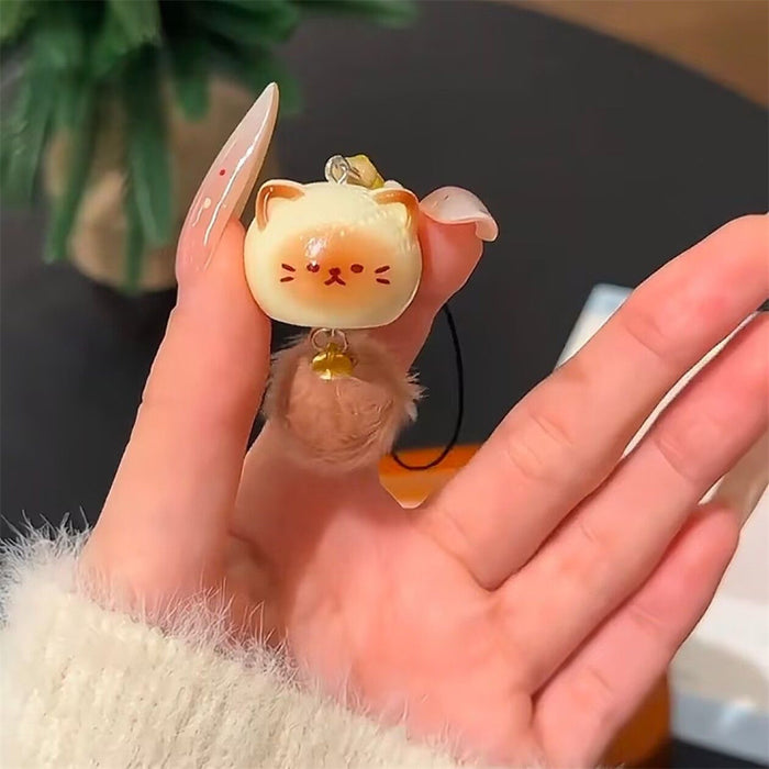 Wholesale Plush Kitten Cute Cartoon Pendant Mobile Phone Chain Key Hanging Ornaments