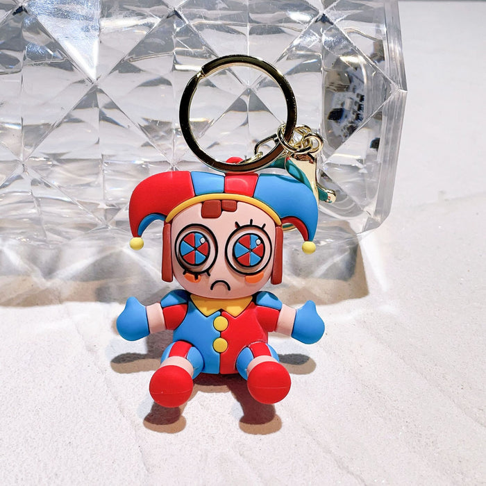 Wholesale Silicone Cartoon Doll Keychain JDC-KC-QiChao066