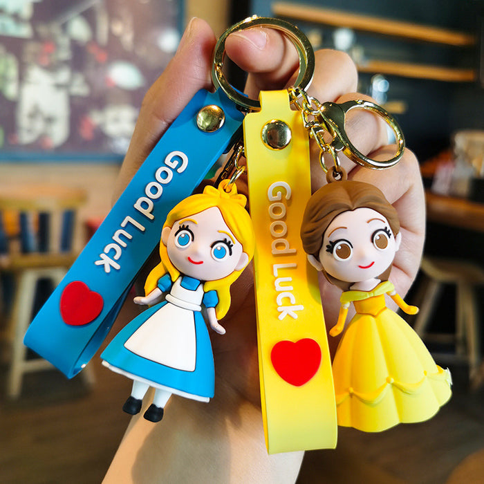 Wholesale Cartoon Doll Silicone Keychain JDC-KC-Tingm126