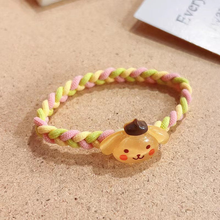 Wholesale Cartoon Cute Braided Fabric Hair Tie JDC-HS-Weiye006